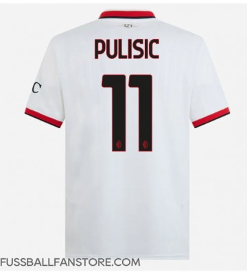 AC Milan Christian Pulisic #11 Replik Auswärtstrikot 2024-25 Kurzarm